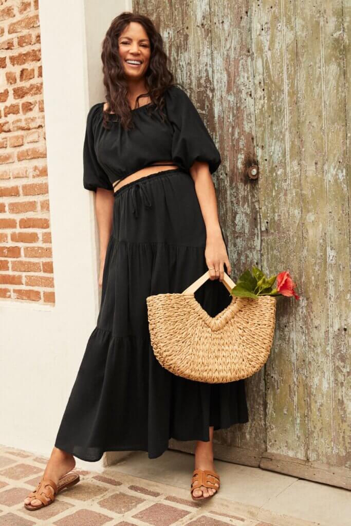 Tiered Maxi Skirt for Casual Resort Tiered Maxi Skirt for Casual Resort — Coastal Outfits
