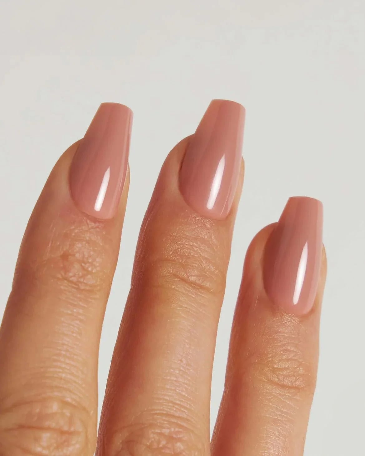 Short Coffin Uniform Nude Pink Glossy Short Coffin Uniform Nude Pink Glossy — Coffin Nails