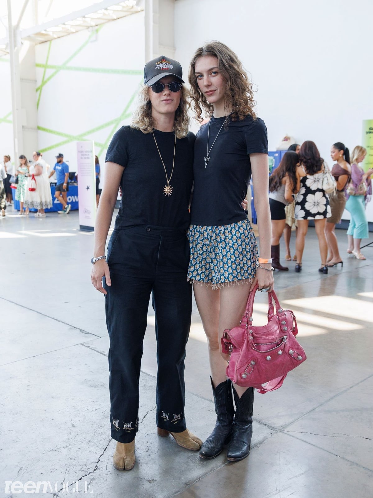 Black separates with embroidered trousers Black separates with embroidered trousers — College Outfits