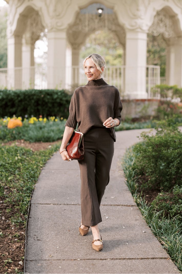 Monochromatic Brown Knit Set Monochromatic Brown Knit Set — Color Combinations Outfit