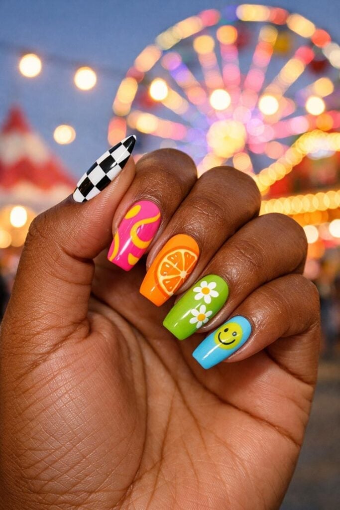 Retro Nail Art Collection Retro Nail Art Collection — Colorful Nails