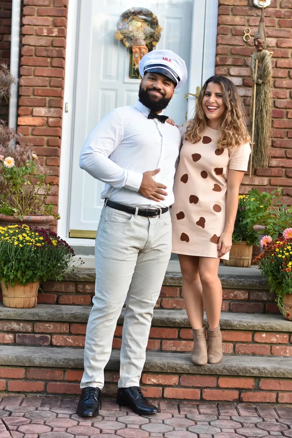 Milkman and Cookie Costume Couple Milkman and Cookie Costume Couple — Couple Outfit