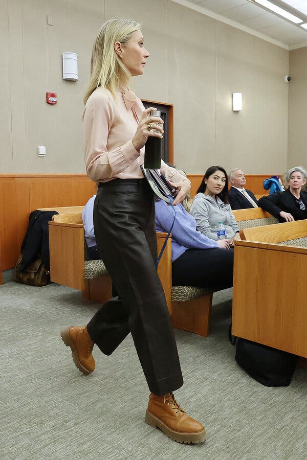 Pale pink collared blouse with leather trousers Pale pink collared blouse with leather trousers — Court Outfits