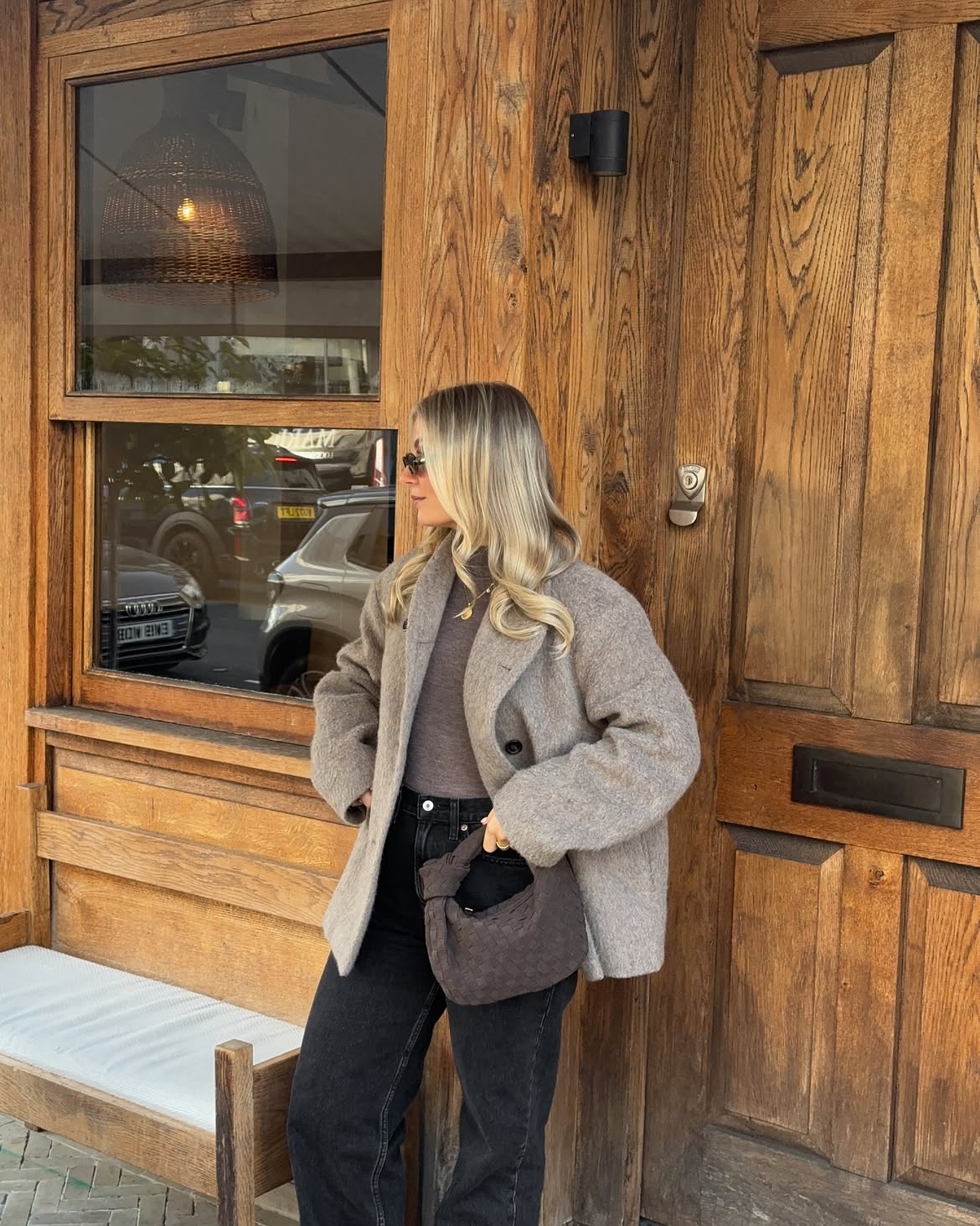 Cozy Neutral Tones Knit Set Outfit