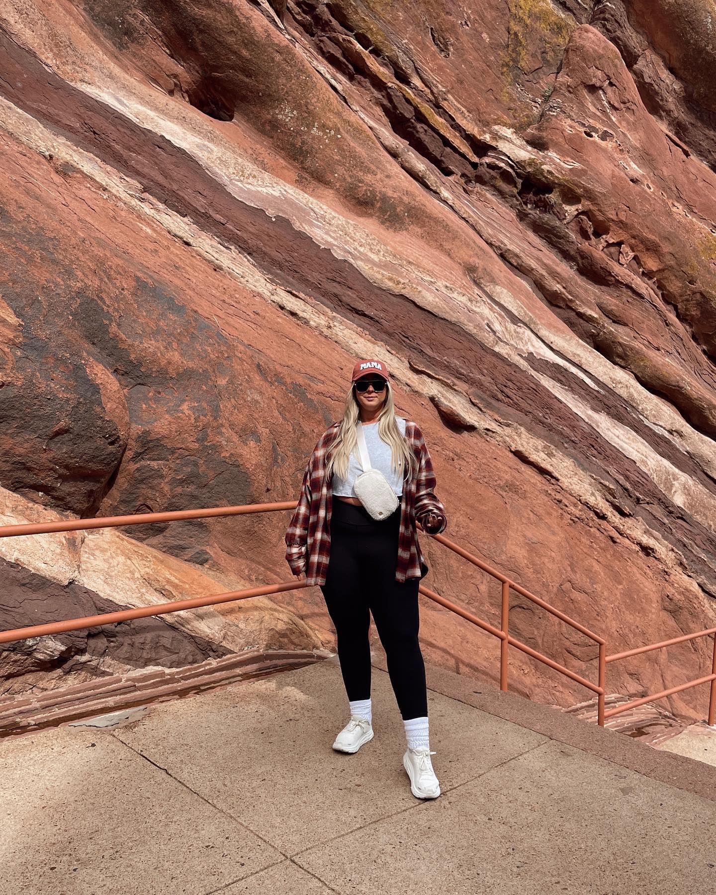 Cozy Plaid Flannel Layered With A Crop Top