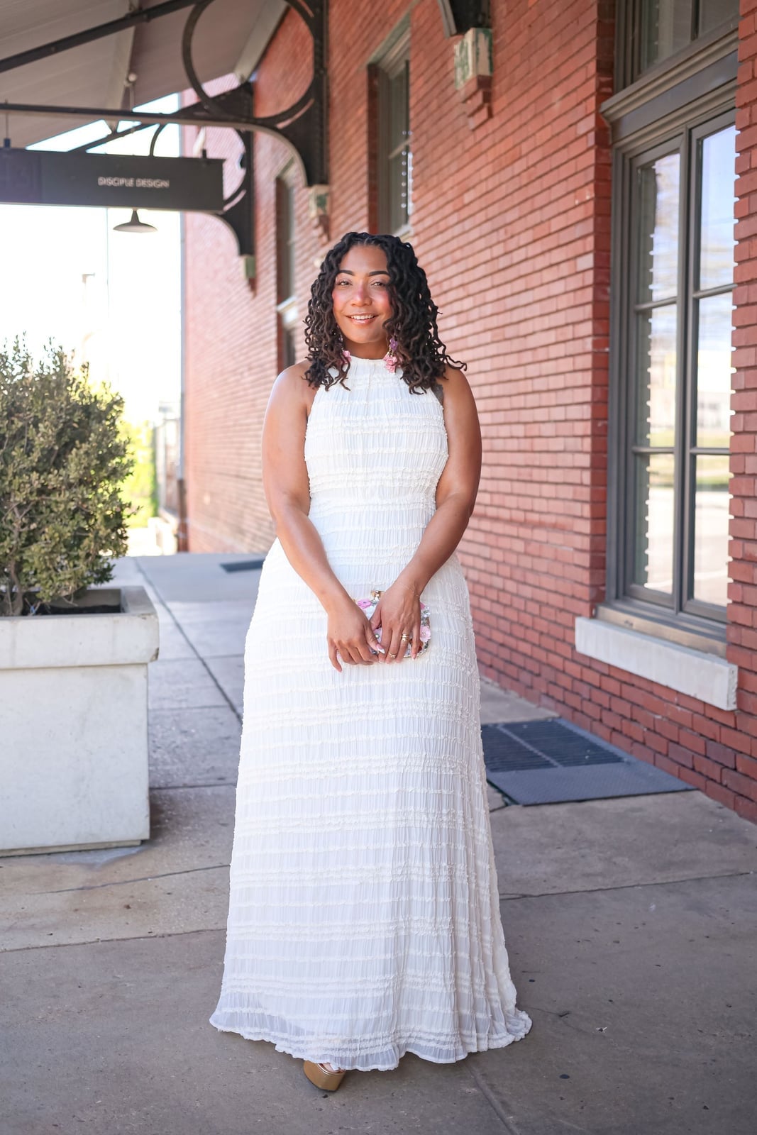 Cream Textured Sleeveless Maxi Dress Cream Textured Sleeveless Maxi Dress — Cream Dress