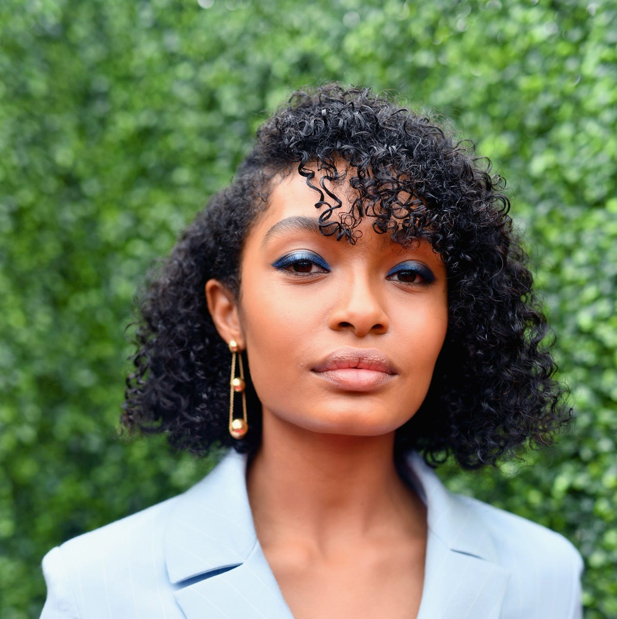 Thick Black Curly Bob To Ear Length Thick Black Curly Bob To Ear Length — Curly Hair