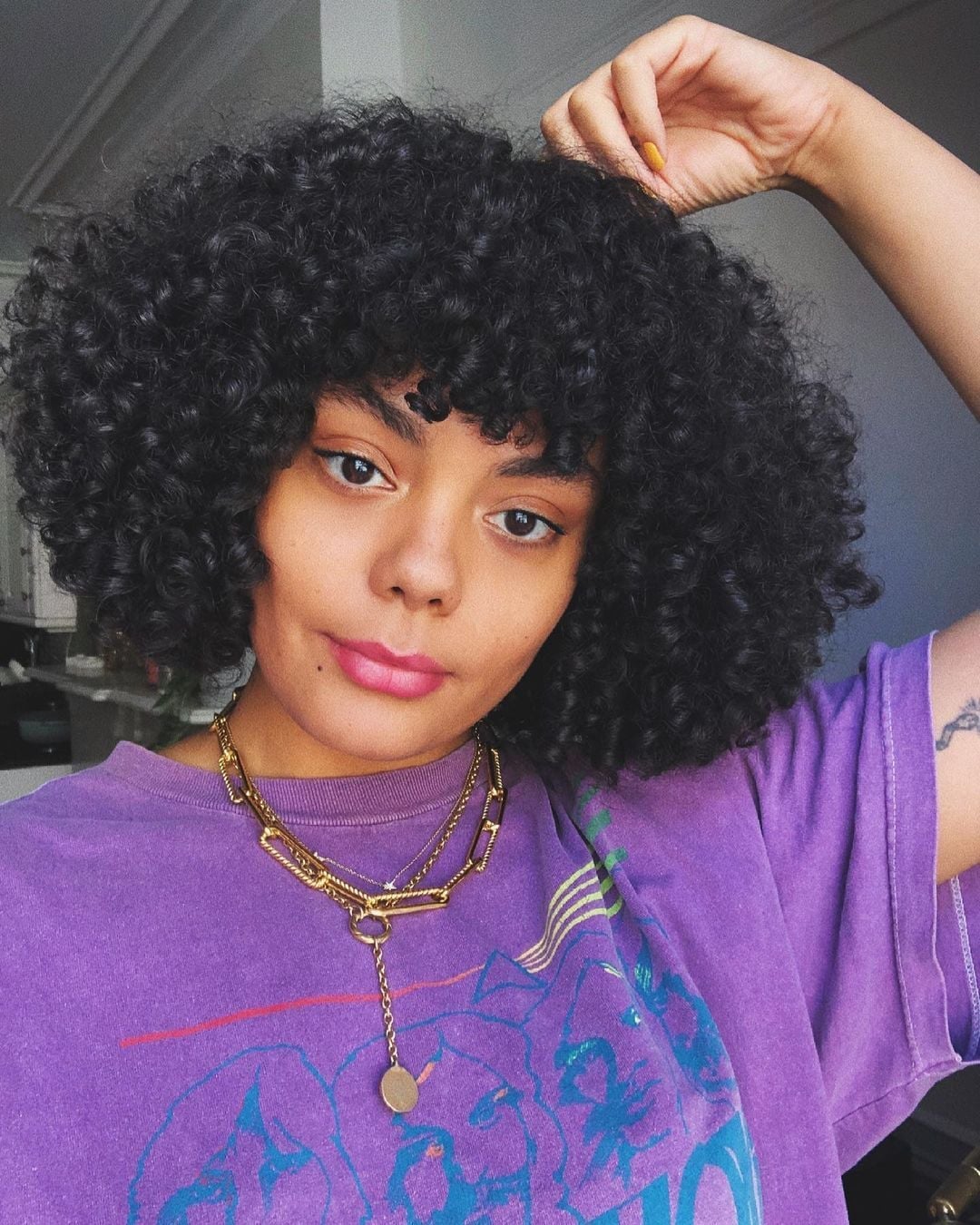 Chin Length Thick Curly Bob Chin Length Thick Curly Bob — Curly Hair