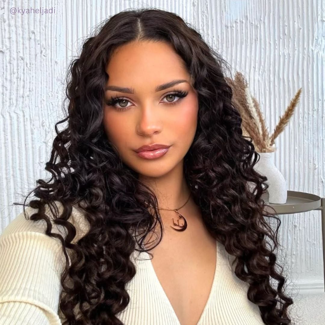 Mid-Back Glossy Curls With Subtle Highlights Mid-Back Glossy Curls With Subtle Highlights — Curly Hair