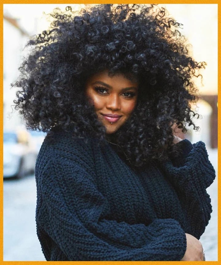 Mid-Back Curly Hair With Long Layers Mid-Back Curly Hair With Long Layers