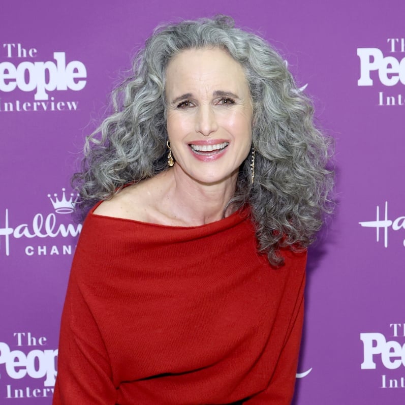 Collarbone Gray Curls With Silver Highlights Collarbone Gray Curls With Silver Highlights — Curly Hair Hairstyles