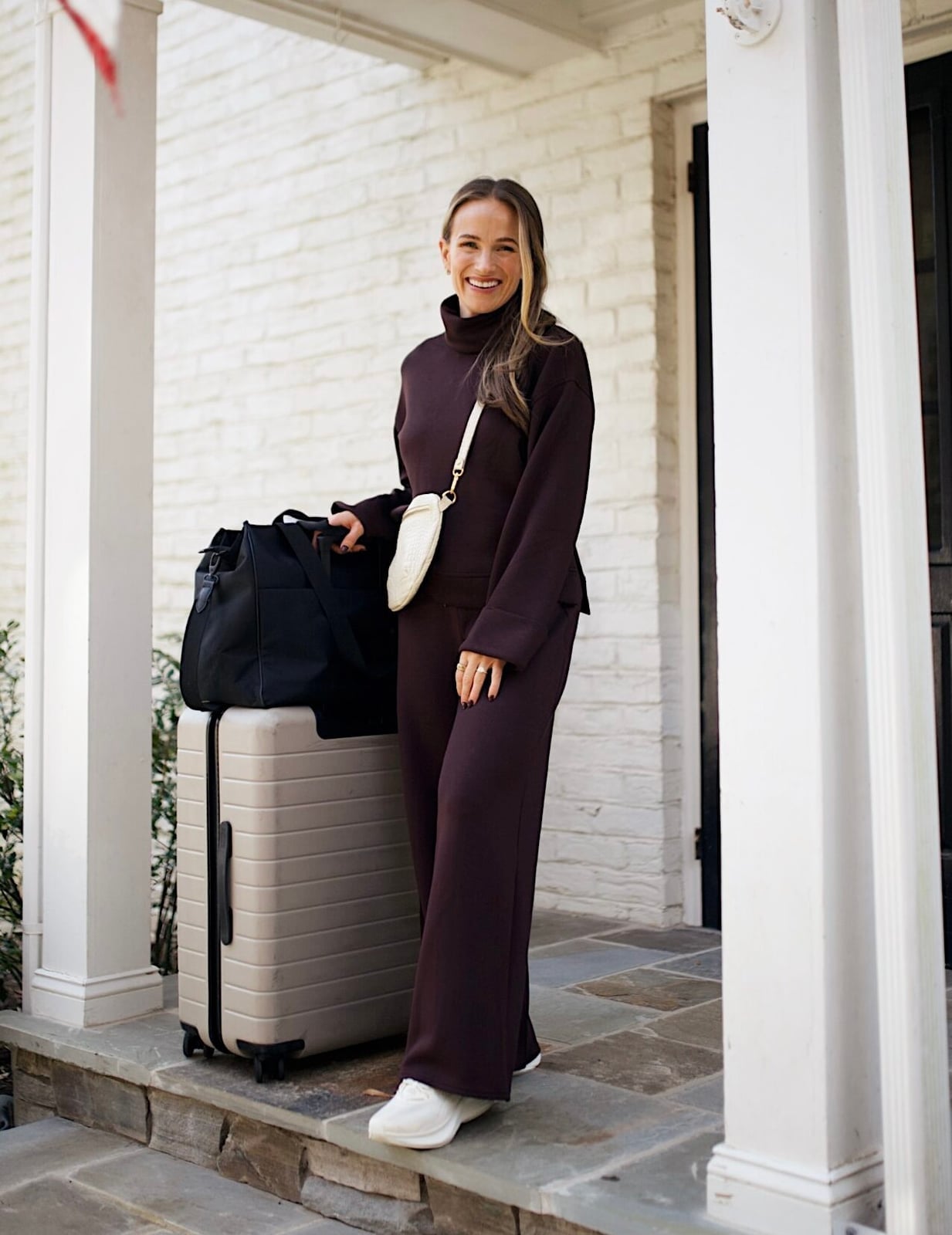 Dark Brown Knit Set for Travel Dark Brown Knit Set for Travel — Cute Outfits