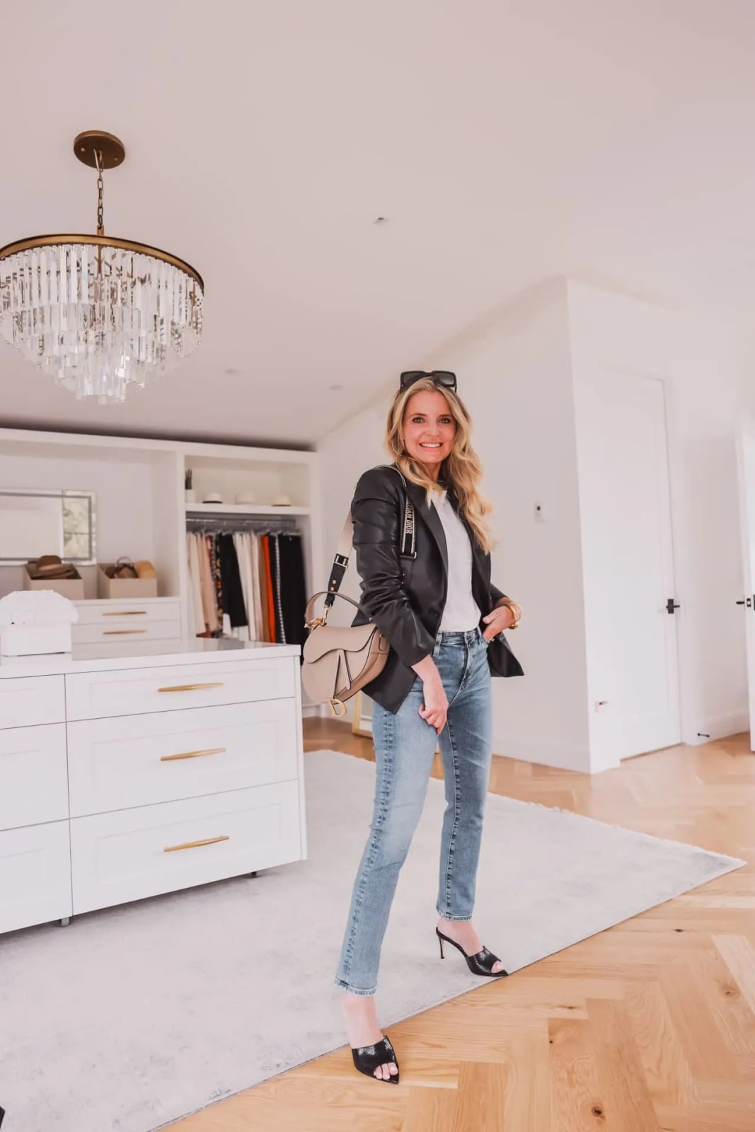 Leather Blazer and Straight-Leg Jeans Leather Blazer and Straight-Leg Jeans — Cute Outfits