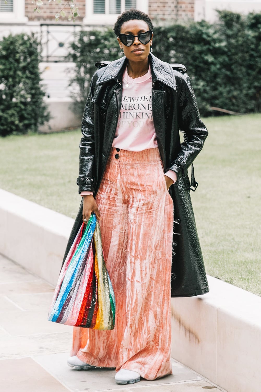 Trench Coat and Velvet Pants Street Style Trench Coat and Velvet Pants Street Style — Cute Outfits