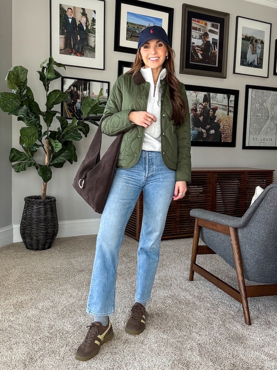 Quilted Jacket and Straight-Leg Jeans Quilted Jacket and Straight-Leg Jeans — Cute Outfits