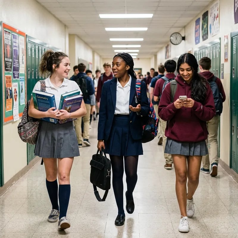 Preppy Layers with a Blazer and Pleated Skirt Preppy Layers with a Blazer and Pleated Skirt — Cute Outfits for School