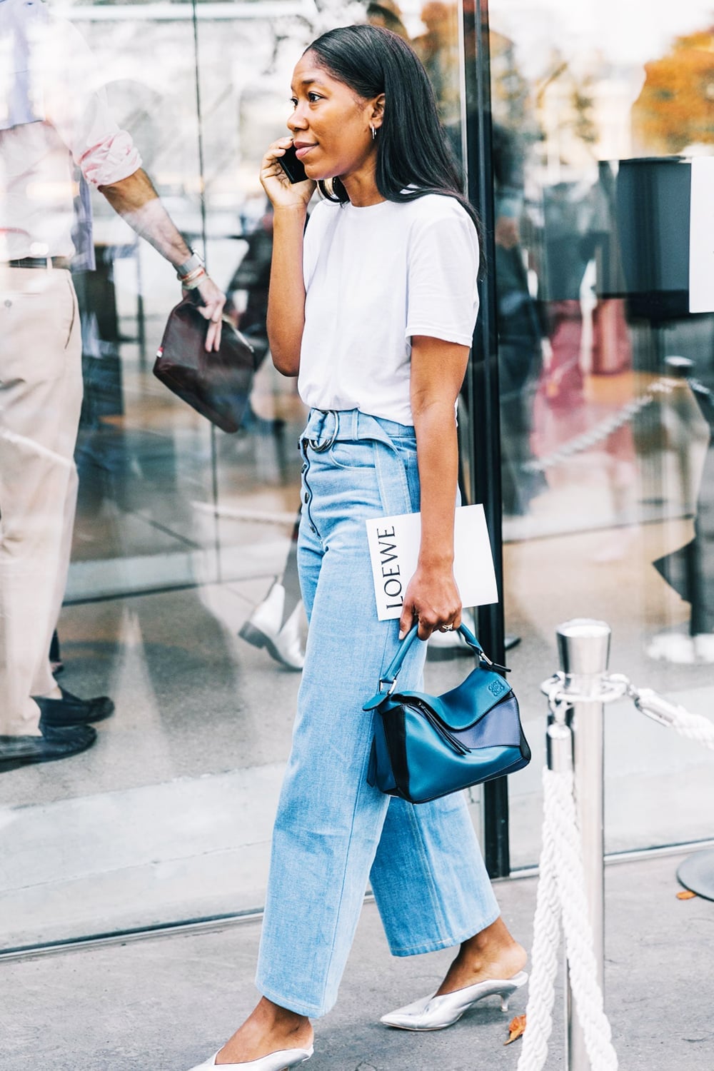 White T-Shirt and Light Blue Jeans for Casual Ease White T-Shirt and Light Blue Jeans for Casual Ease — Cute Style