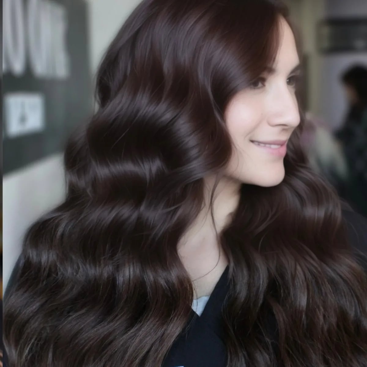Dark Brown With Lighter Brown Highlights and Layers Dark Brown With Lighter Brown Highlights and Layers — Dark Brown Hair
