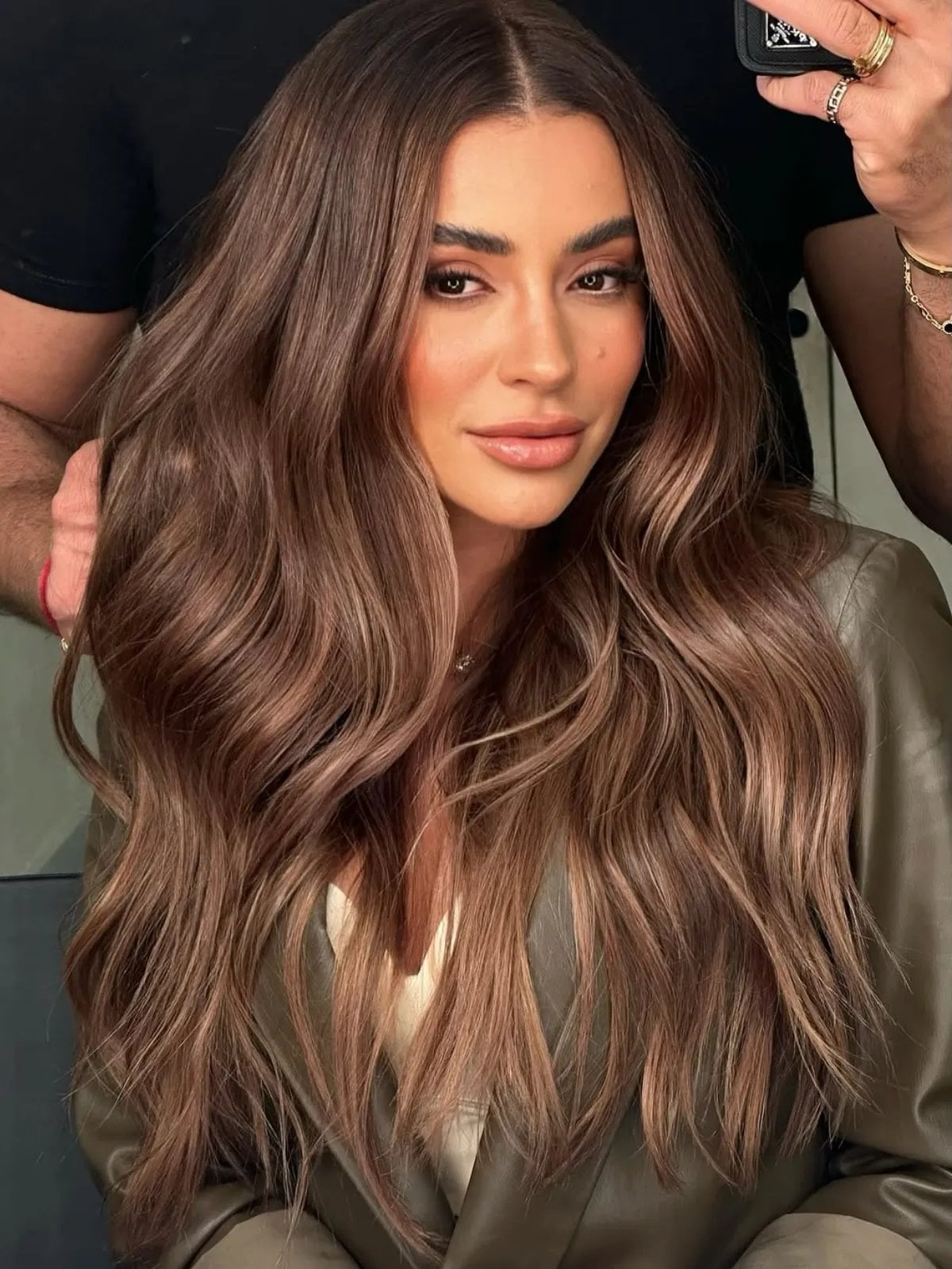 Mocha Brown With Subtle Highlights Mocha Brown With Subtle Highlights — Dark Brown Hair