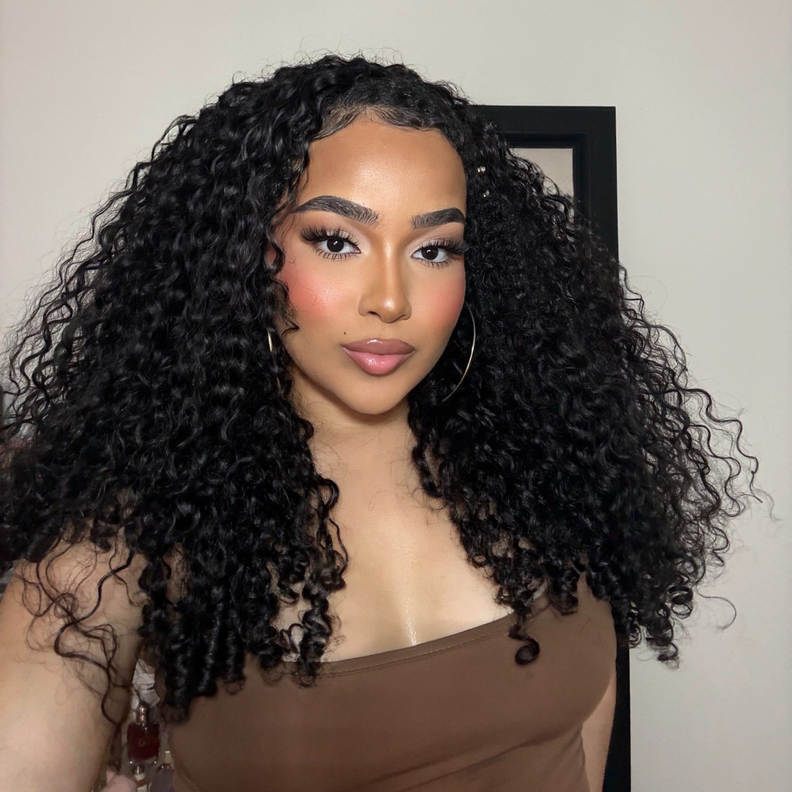Defined Spiral Curls With Voluminous Body