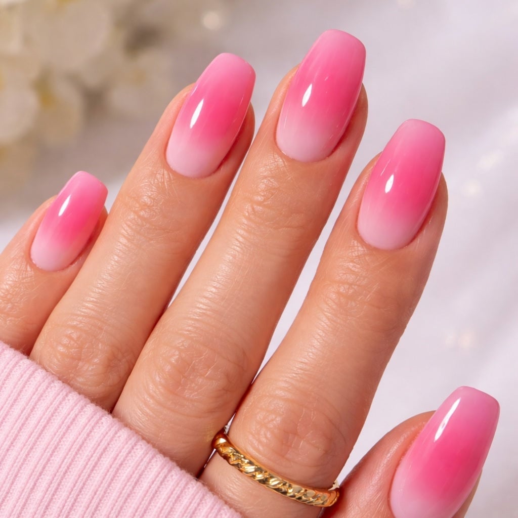 Short Oval Minimalist French Dip Nails Short Oval Minimalist French Dip Nails