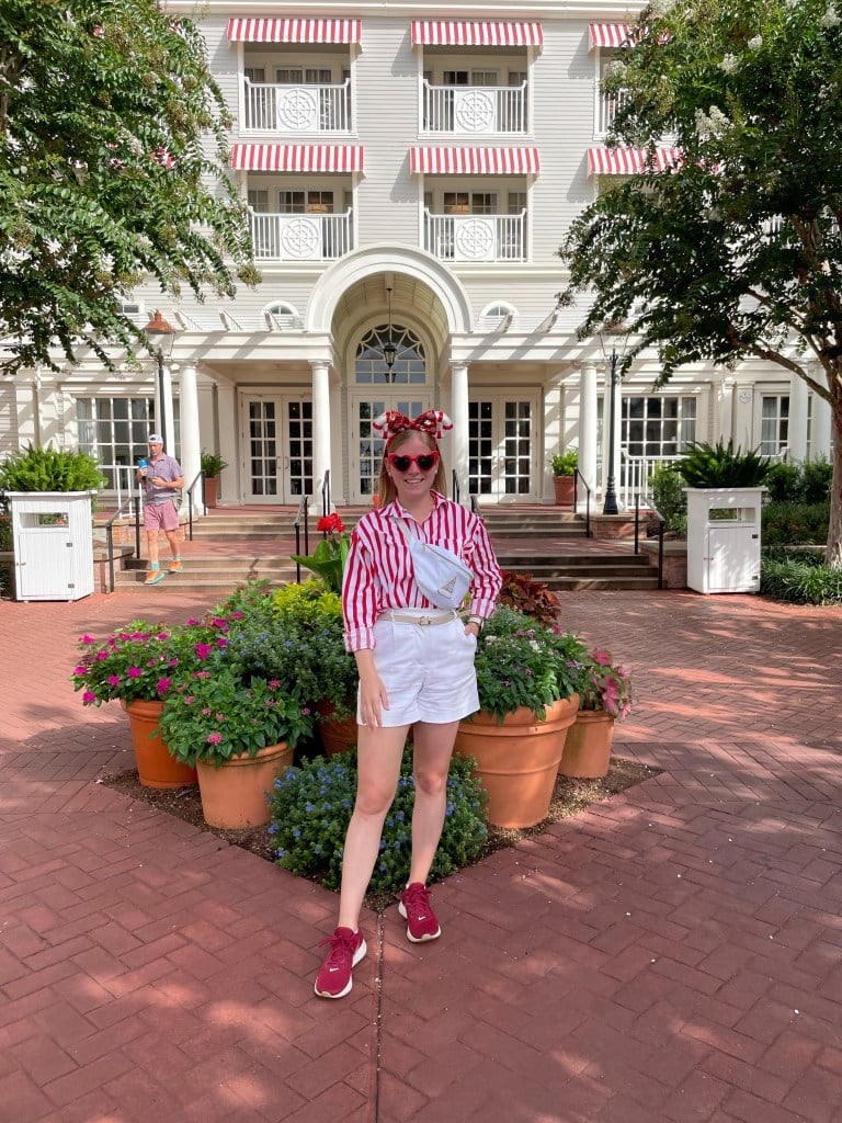 Striped Button-Down Shirt With Tailored Shorts Striped Button-Down Shirt With Tailored Shorts — Disney Outfits