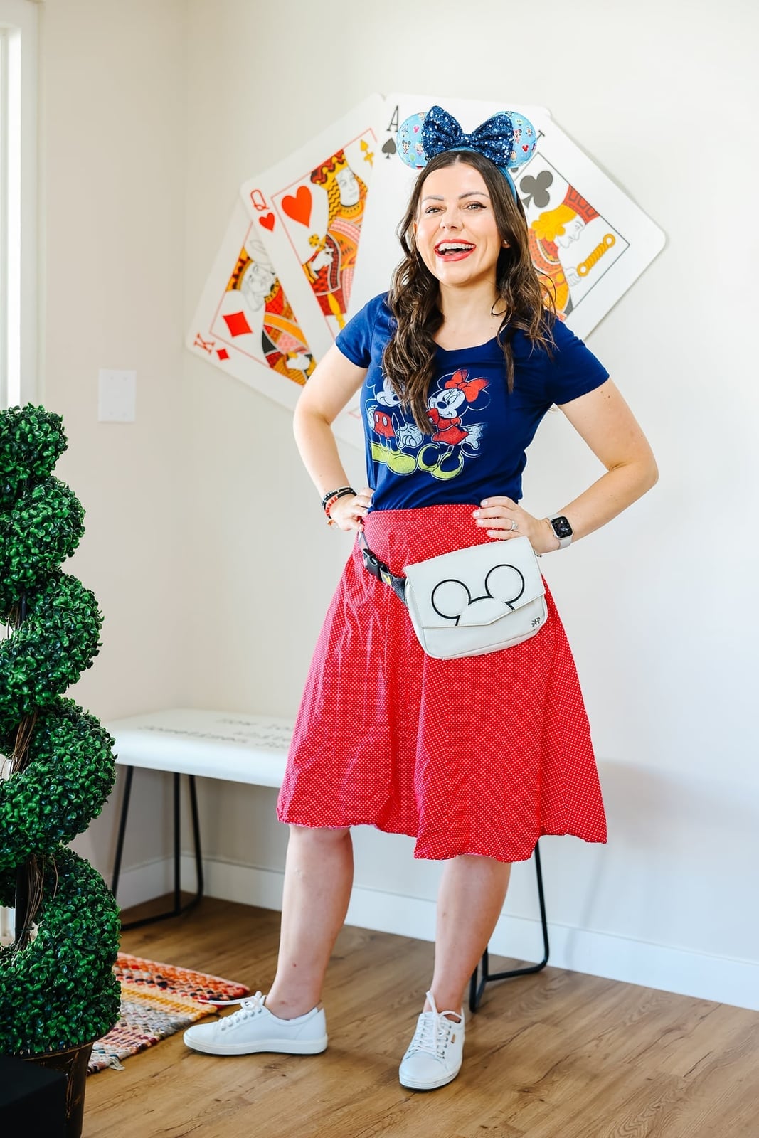 Mickey Mouse Tee Red Polka Dot Skirt Combo Mickey Mouse Tee Red Polka Dot Skirt Combo — Disney Outfits