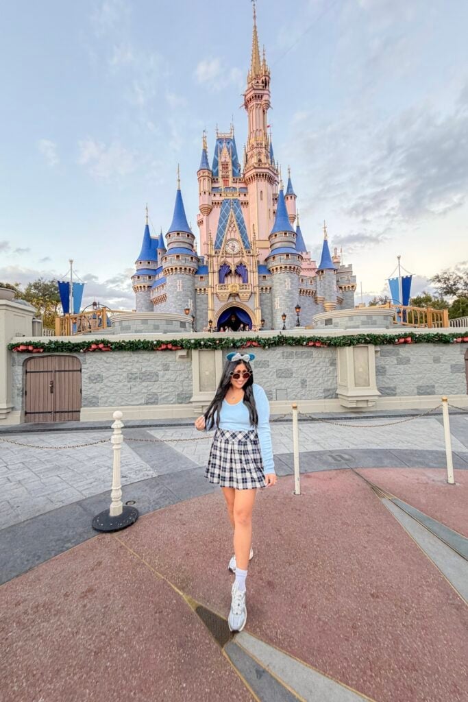 Plaid Mini Skirt With Mouse Ears Headband Plaid Mini Skirt With Mouse Ears Headband — Disney Outfits