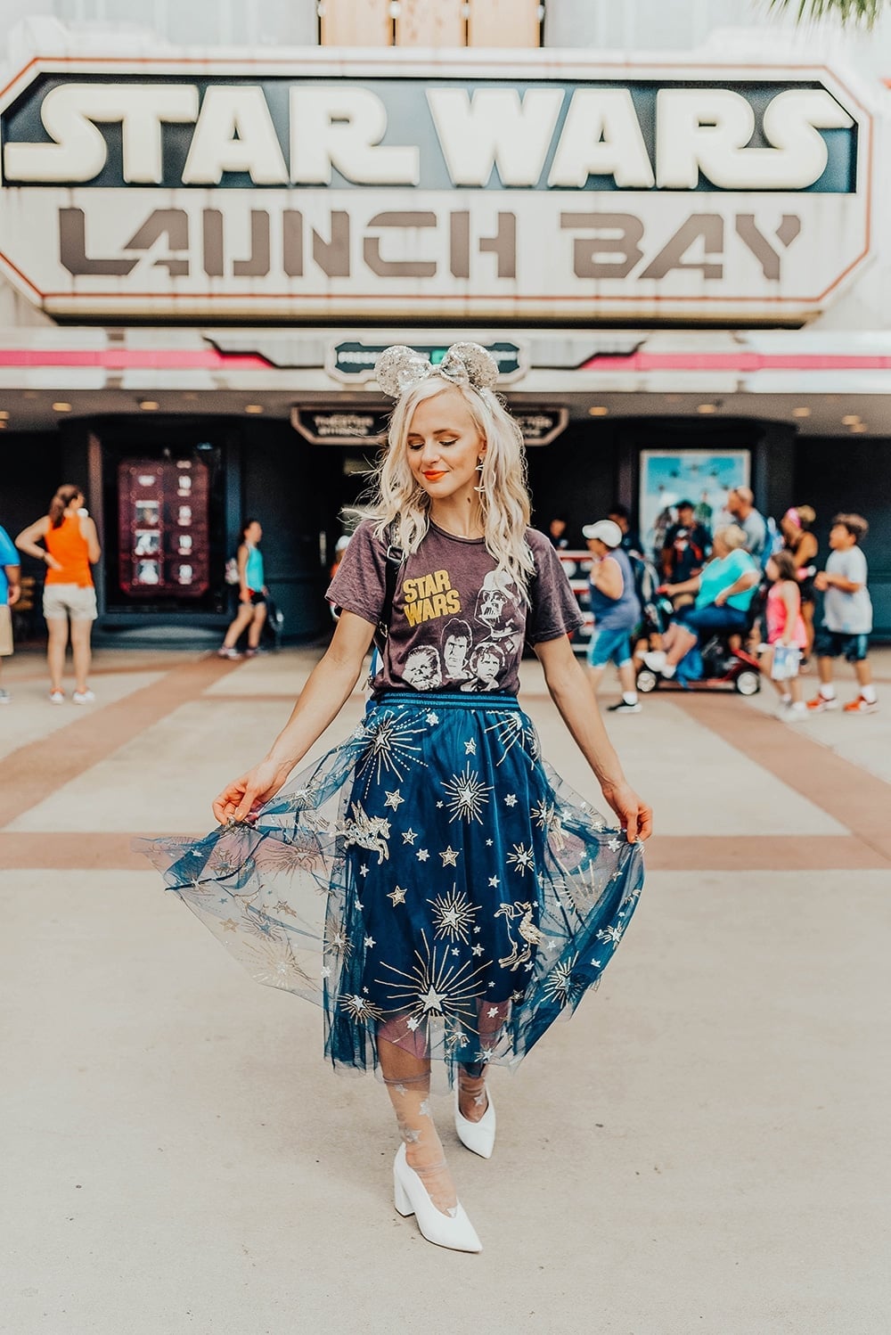 Mickey Mouse Tee Black Polka Dot Tulle Skirt, Fitted T-Shirt Mickey Mouse Tee Black Polka Dot Tulle Skirt, Fitted T-Shirt — Disney Outfits