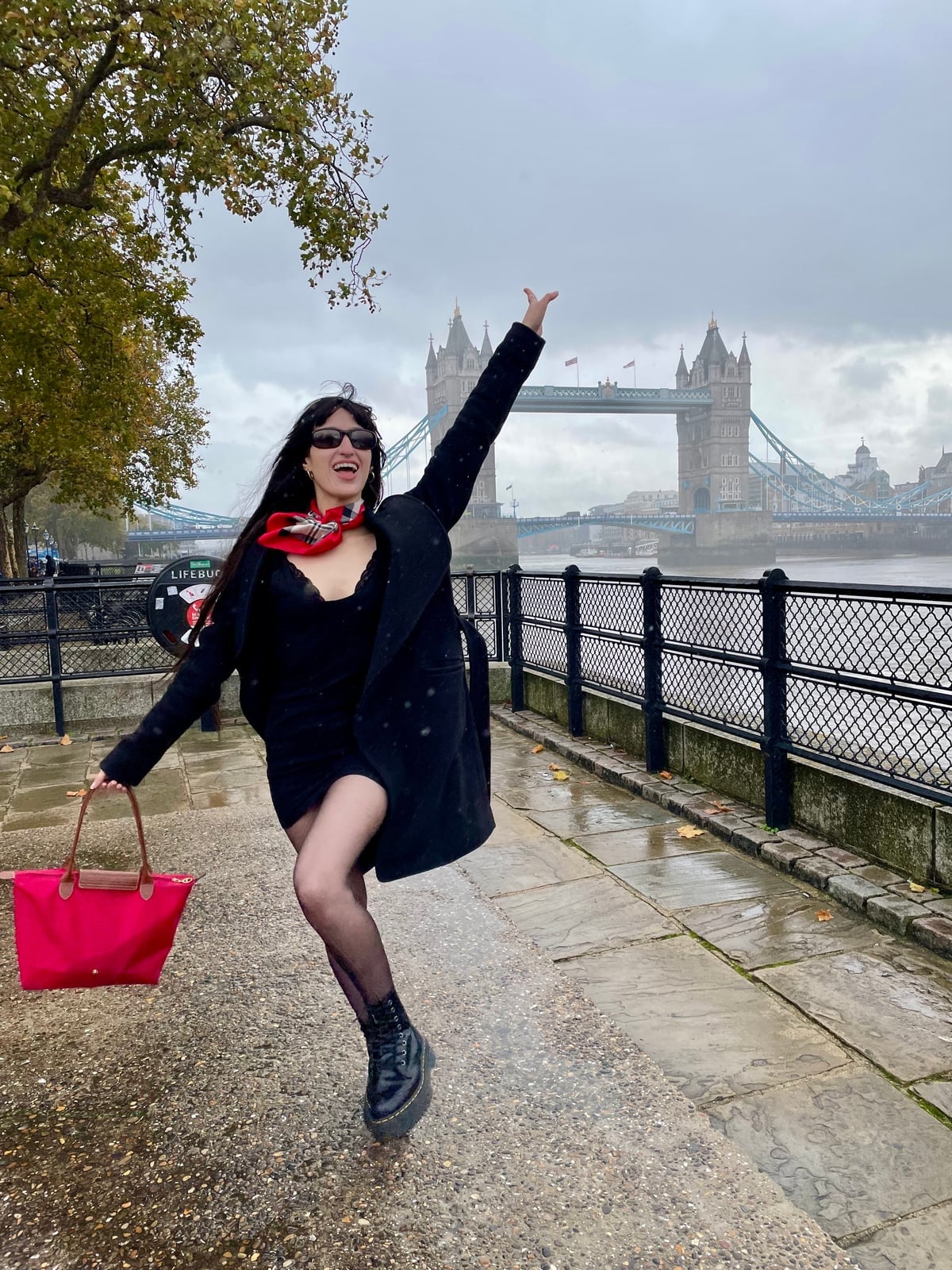 Slip Dress With Wool Coat Slip Dress With Wool Coat — Doc Martens Outfits