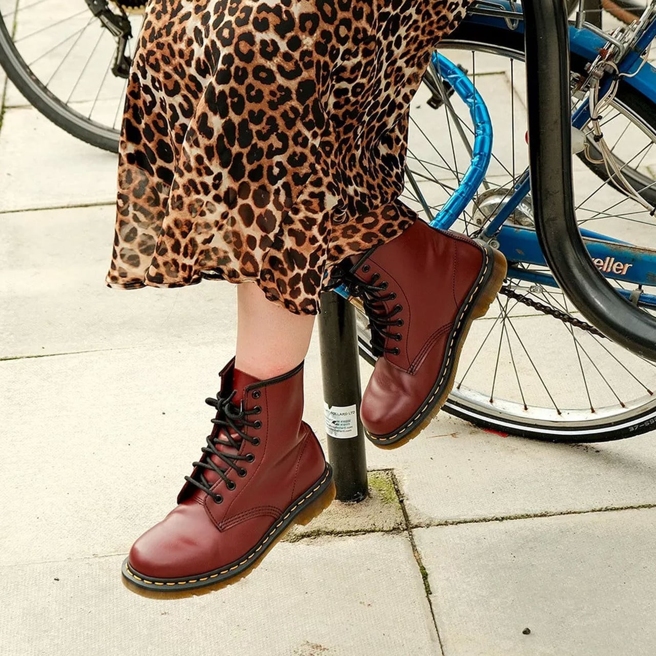 Leopard Print Midi Skirt Leopard Print Midi Skirt — Doc Martens Outfits