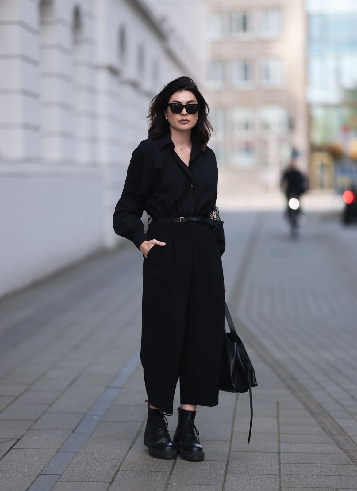 Monochromatic Black Outfit Monochromatic Black Outfit — Doc Martens Outfits