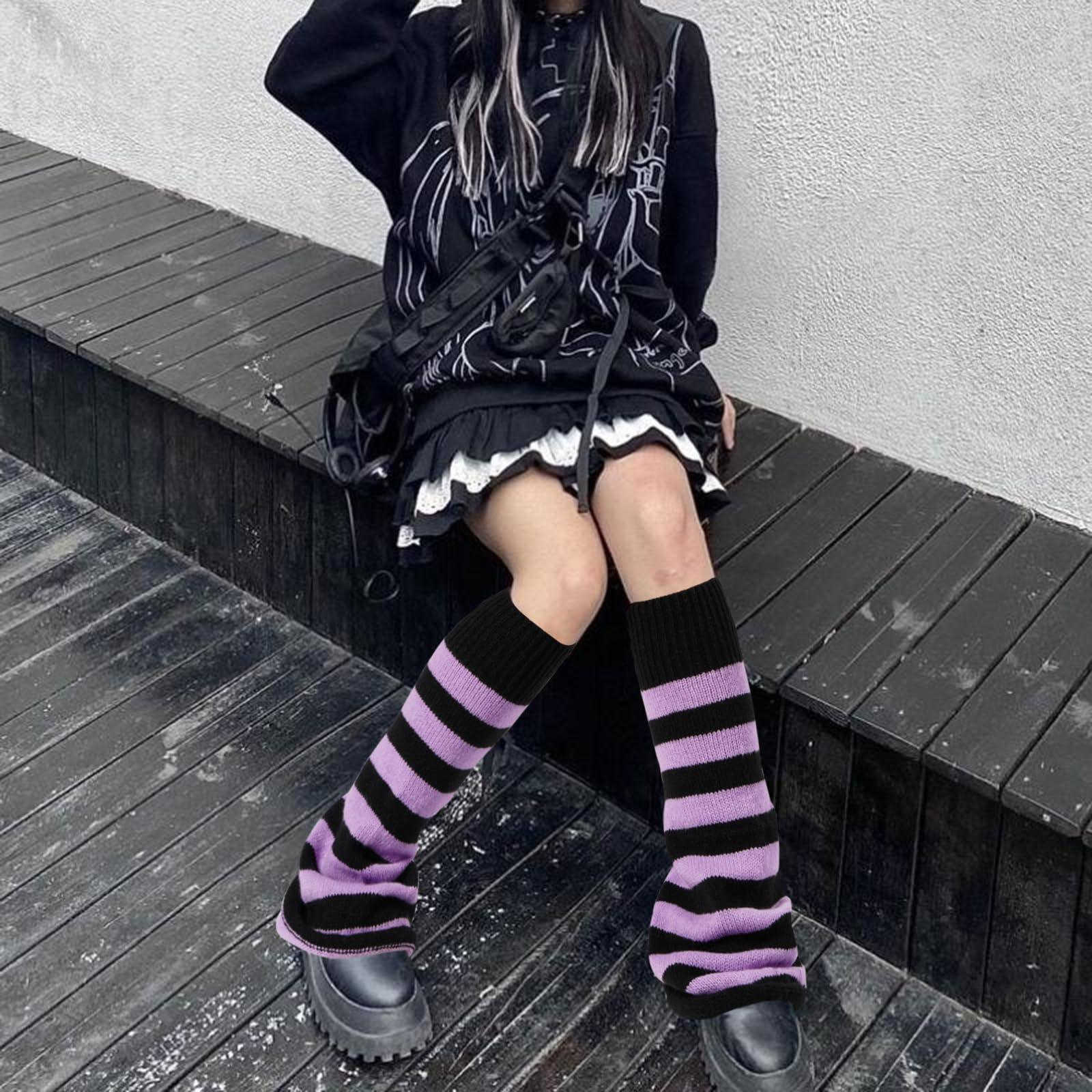 Ruffled skirt and leg warmers add playful dimensions Ruffled skirt and leg warmers add playful dimensions — Emo Style