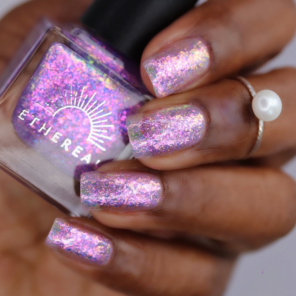 Short Square Holographic Glitter Nails Short Square Holographic Glitter Nails — Ethereal Nails
