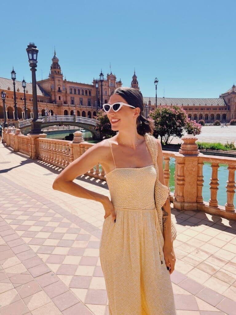 Yellow textured jumpsuit for summer vacation Yellow textured jumpsuit for summer vacation — Europe Outfits