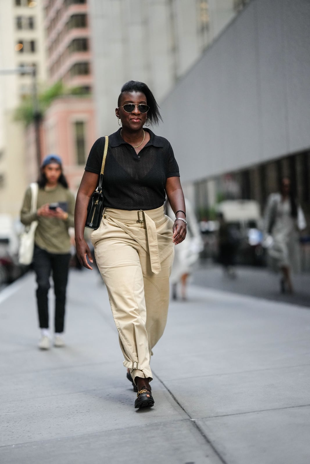 Polo shirt with belted cargo pants Polo shirt with belted cargo pants — Everyday Outfits