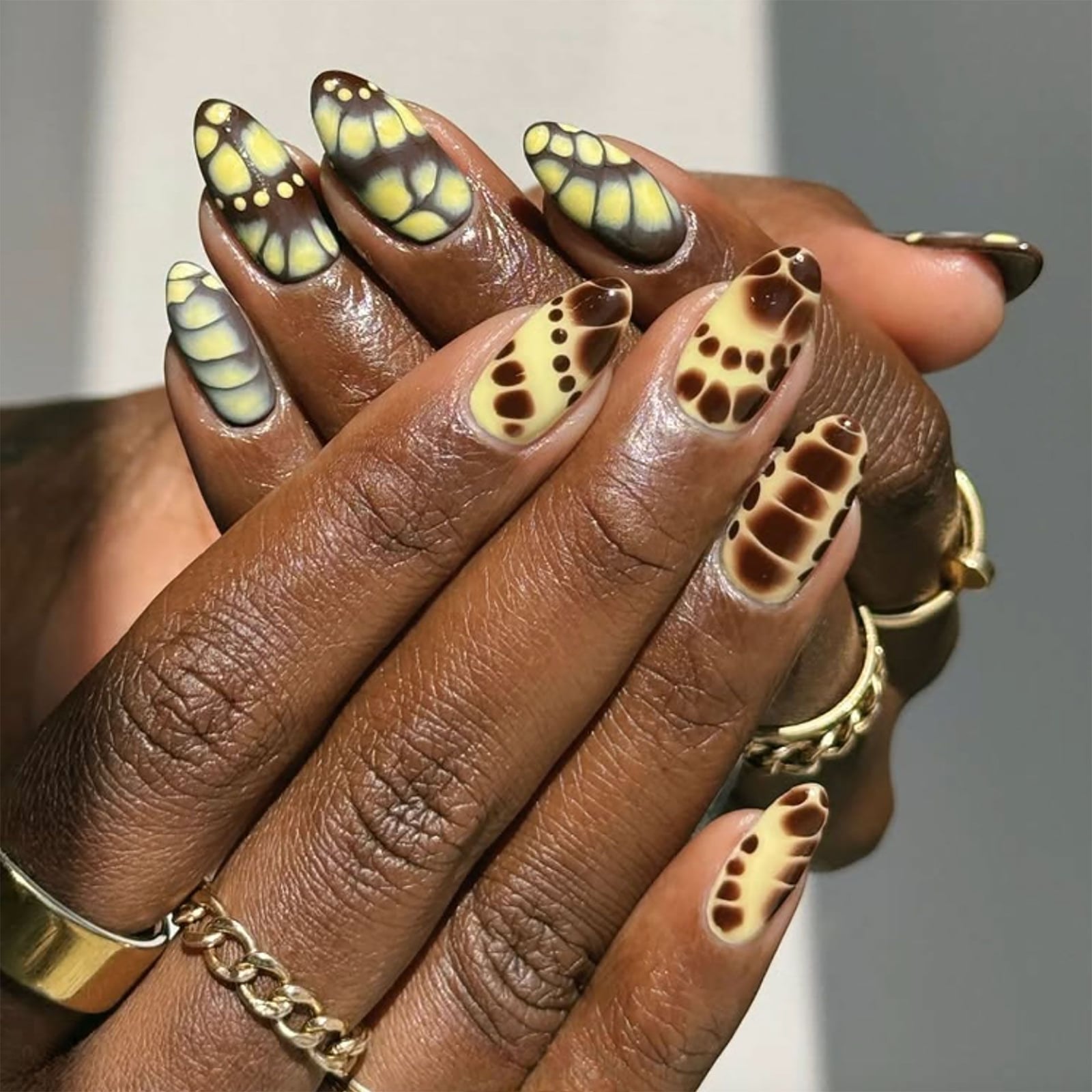 Long Stiletto Animal Print Nails Long Stiletto Animal Print Nails — Gel Nail Art