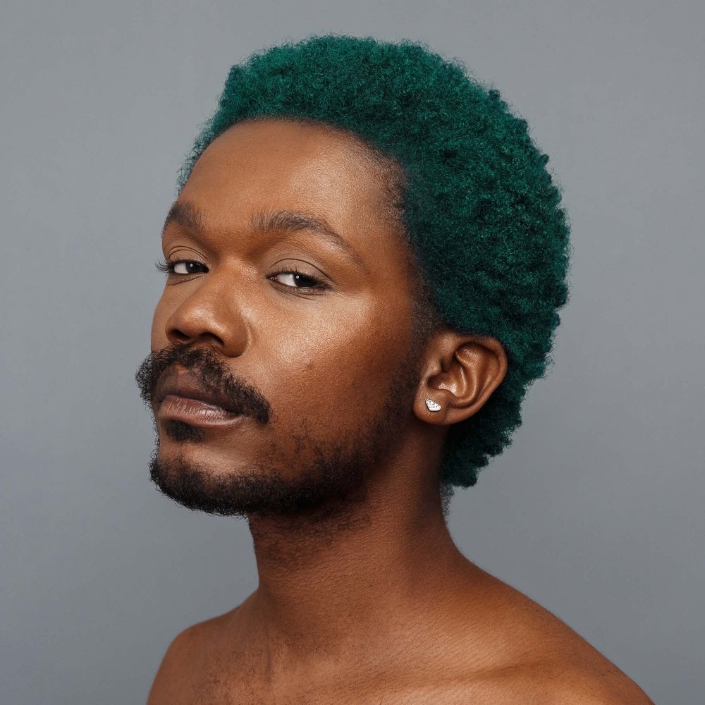 Deep Teal Green Curly Bob Deep Teal Green Curly Bob — Green Hair