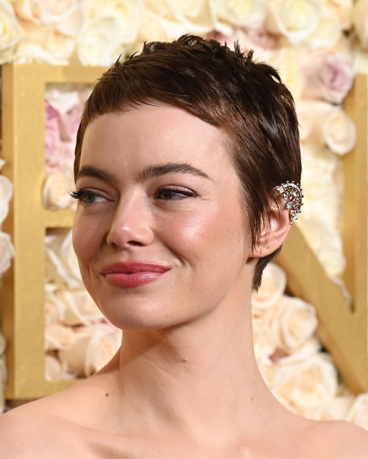 Shoulder Length Layers With Blunt Bangs, Light Brown Shoulder Length Layers With Blunt Bangs, Light Brown — Hair with Bangs