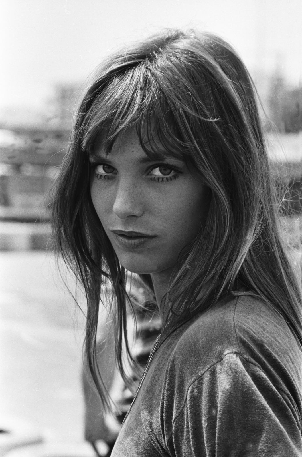 Mid-Back Wavy Hair With Birkin Bangs, Dark Brown Mid-Back Wavy Hair With Birkin Bangs, Dark Brown — Hair with Bangs