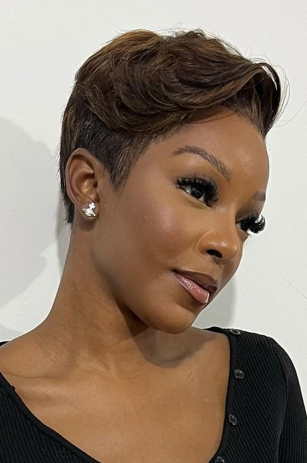 Textured Wave Pixie Textured Wave Pixie — Haircuts for Black Women