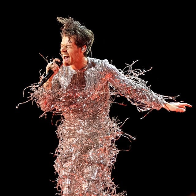 Full Body Silver Fringe Costume Full Body Silver Fringe Costume — Harry Styles Outfits