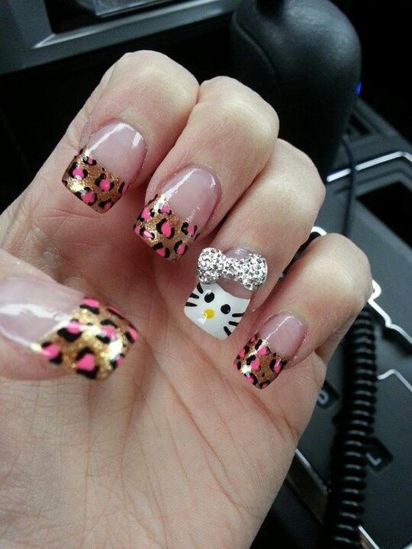 3D Hello Kitty Face Charm Nails 3D Hello Kitty Face Charm Nails — Hello Kitty Nails