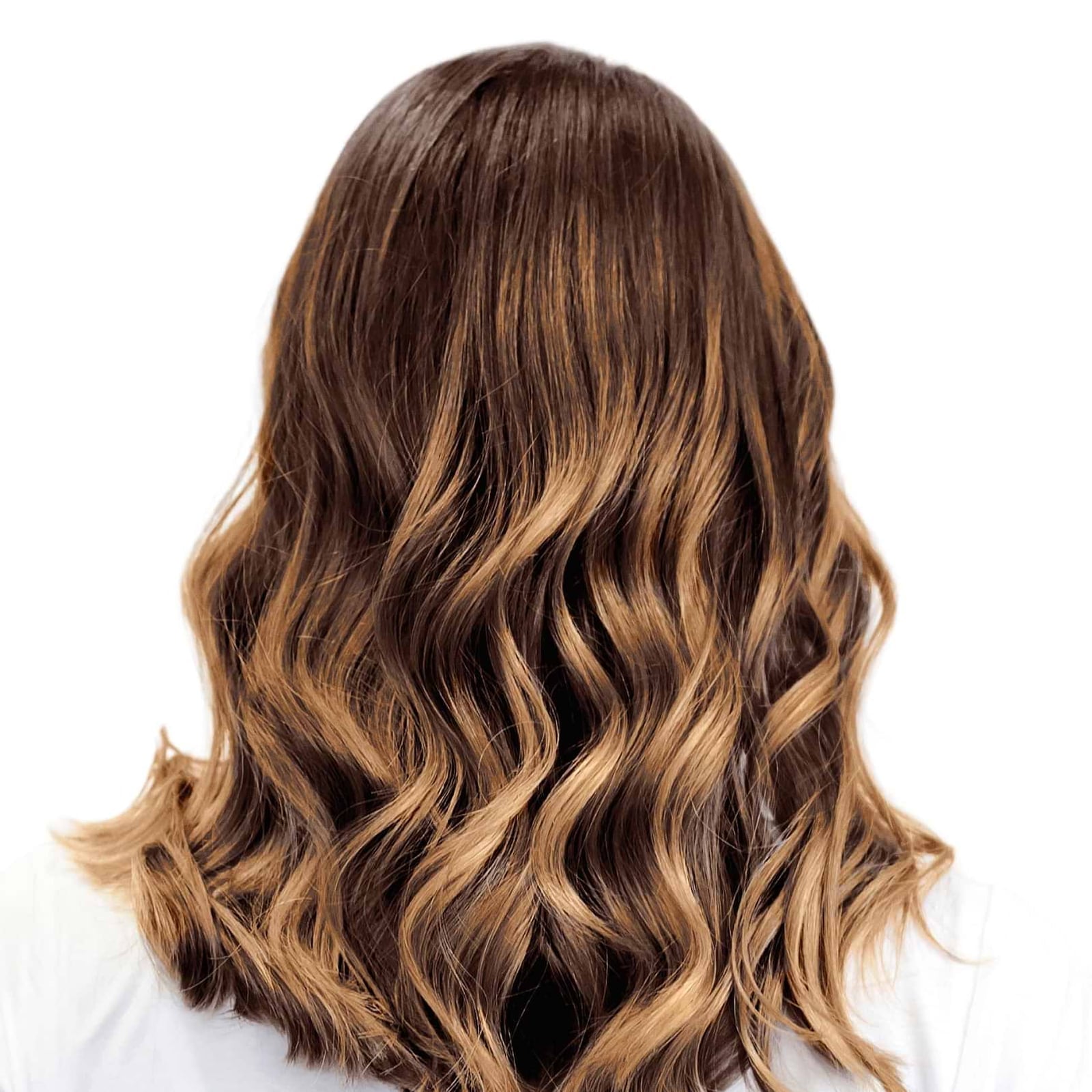 Collarbone Dark Brown With Honey Blonde Highlights Collarbone Dark Brown With Honey Blonde Highlights