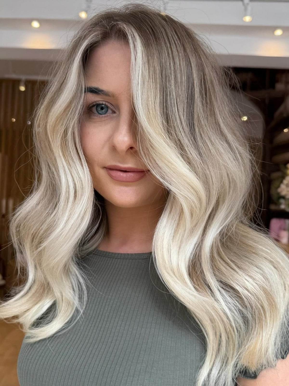 Shoulder Length Ash Blonde With Blonde Highlights Shoulder Length Ash Blonde With Blonde Highlights — Icy Blonde