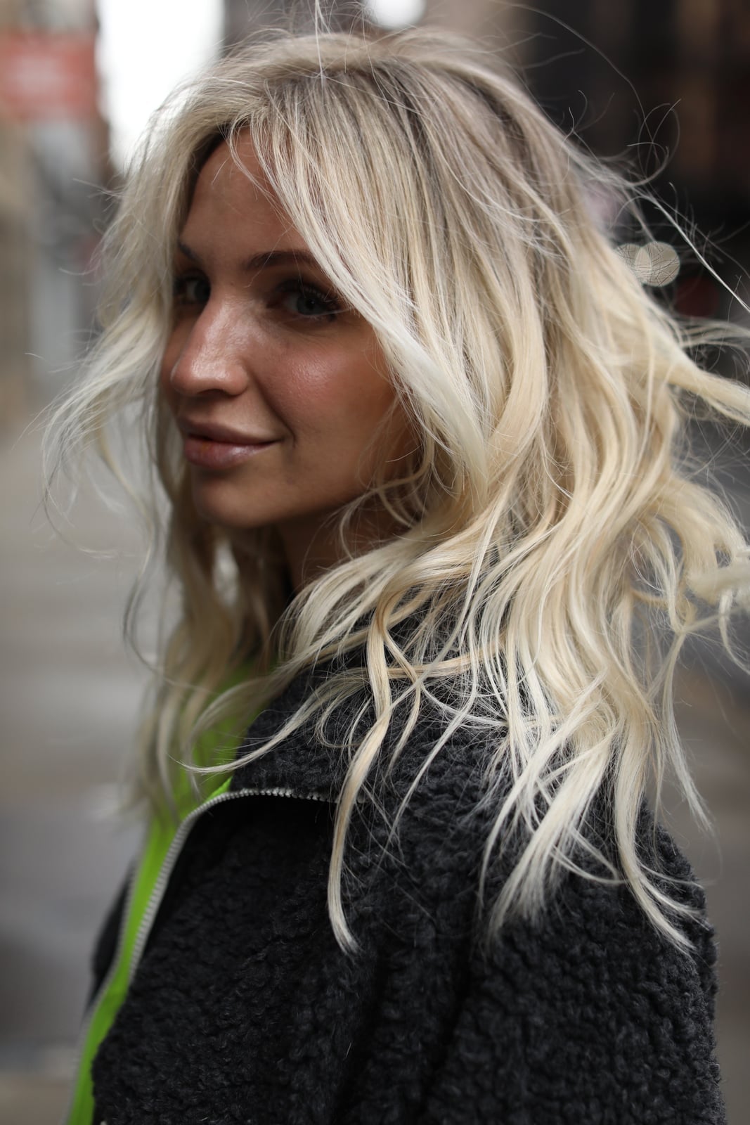 Mid-Back Length Ash Blonde With Lighter Highlights Mid-Back Length Ash Blonde With Lighter Highlights — Icy Blonde