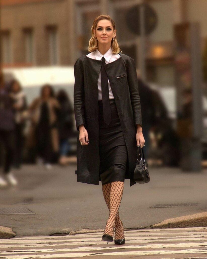 Black Leather Trench Coat Outfit for Fashion Event Black Leather Trench Coat Outfit for Fashion Event — Italian Outfits