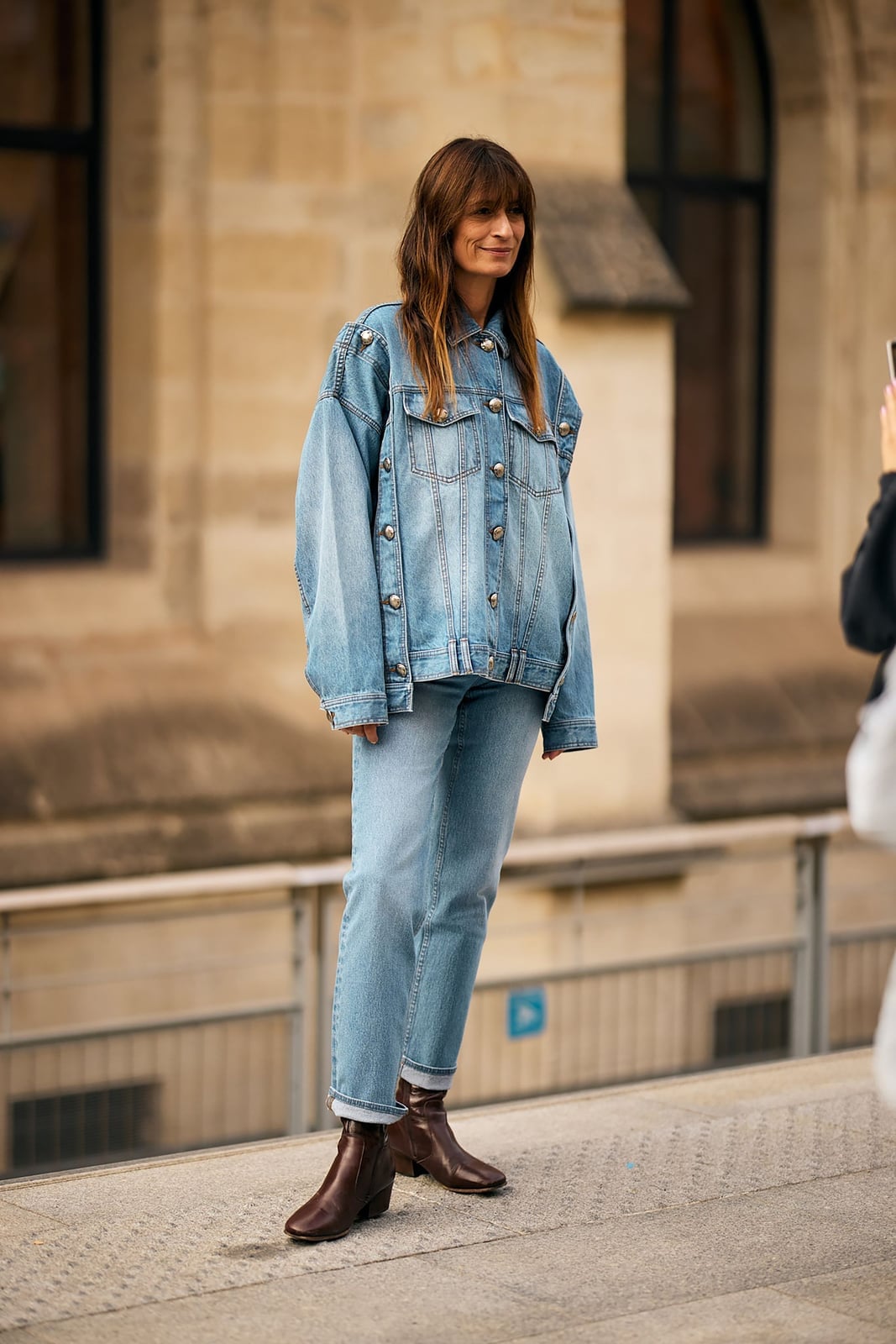Oversized Denim Jacket With Matching Jeans Oversized Denim Jacket With Matching Jeans — Jean Jacket Outfits