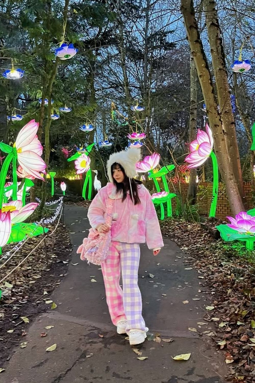 Tie-Dye Jacket with Checkered Pants Tie-Dye Jacket with Checkered Pants — Kawaii Outfits