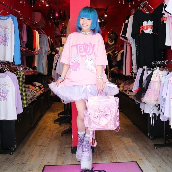 Graphic T-Shirt with Purple Tulle Skirt Graphic T-Shirt with Purple Tulle Skirt — Kawaii Outfits